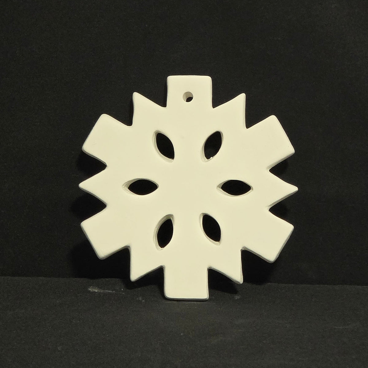 Aufhänger Schneeflocke flach