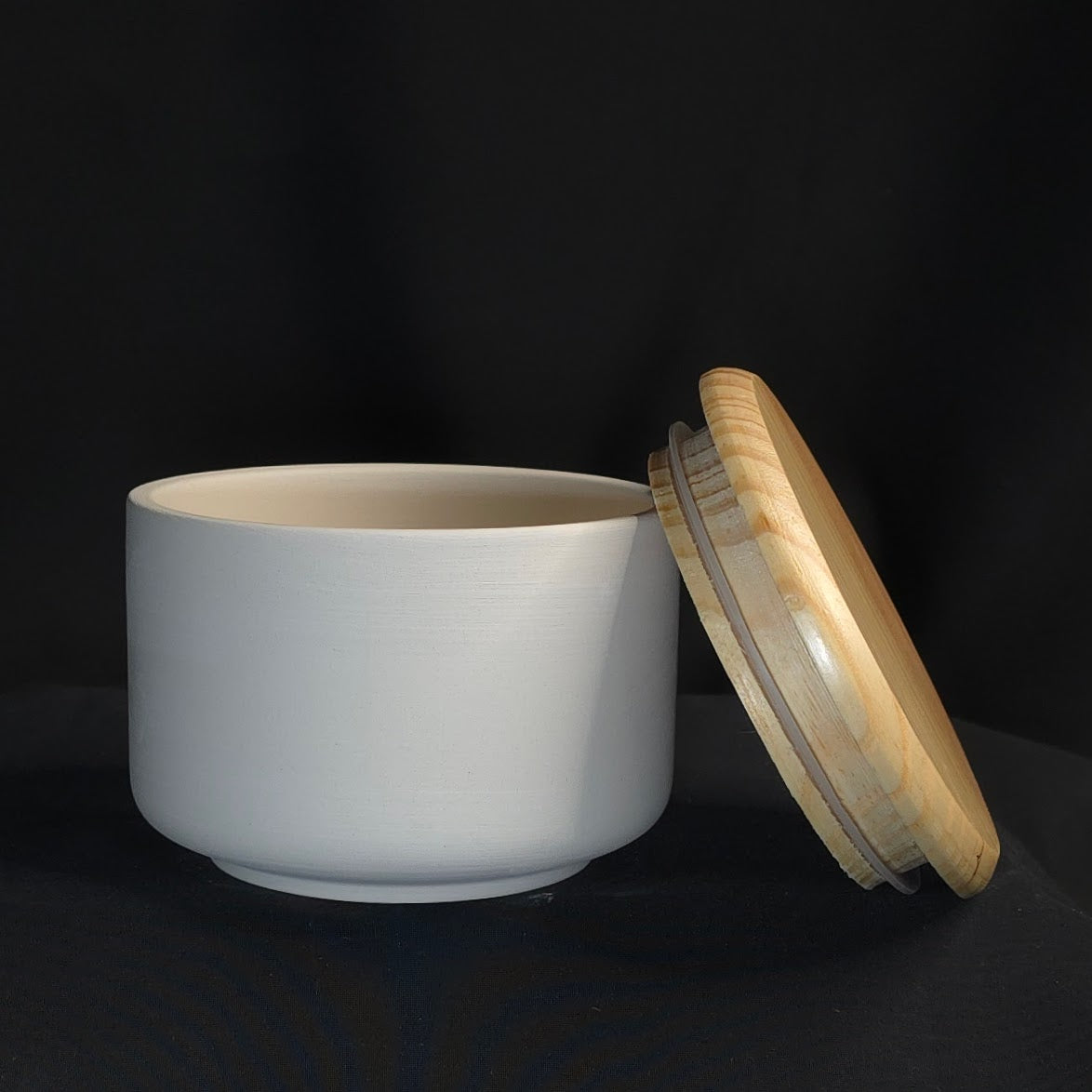 Dose mit Holzdeckel Medium