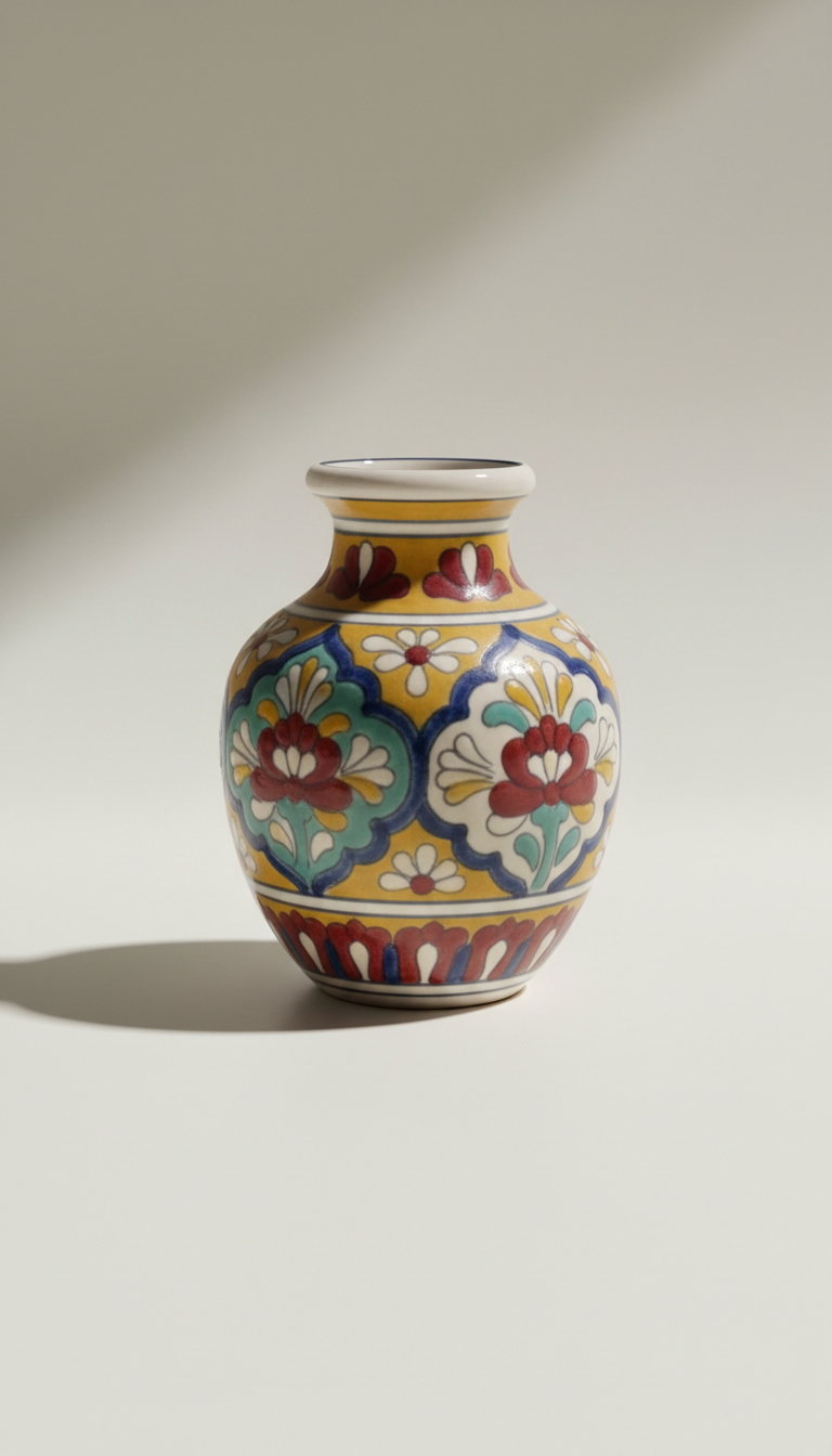 Mini Vase with Playful Accents